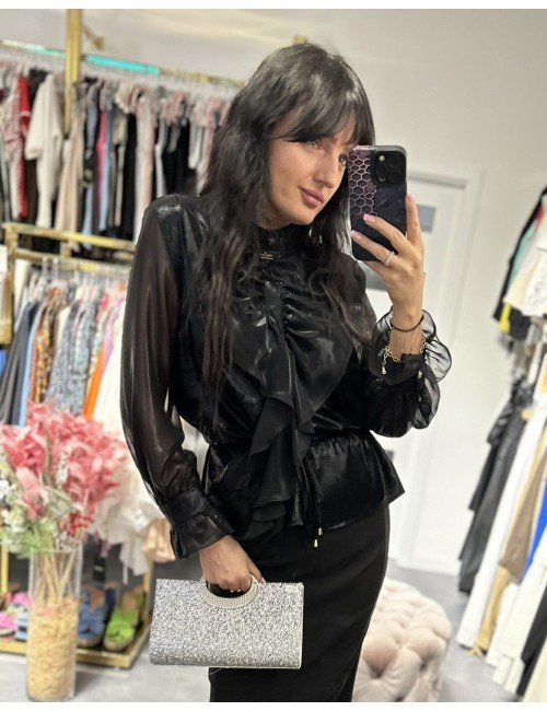 czarna koszula // 2858