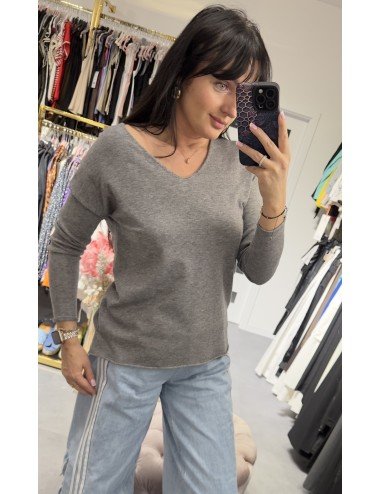 Szary sweter od Ana Caselli // 2917*