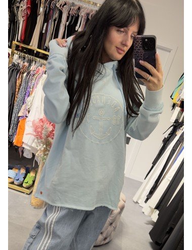 Dłuższa bluza z kapturem // 2947