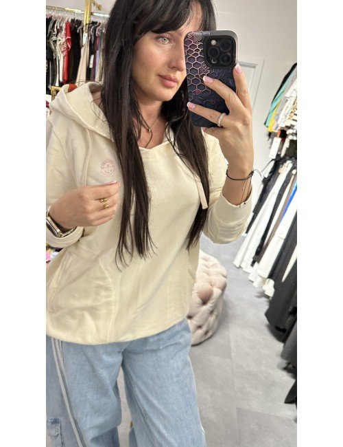 Bawełniana bluza z kapturem // 2951