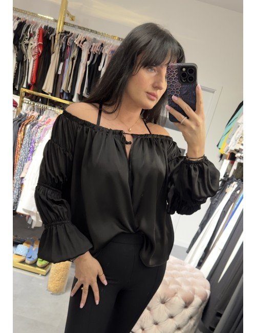 czarna bluzka od Babylon // 3004