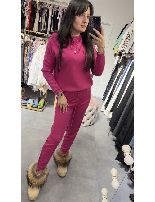 Dzianinowy komplet spodnie i bluza // 3015