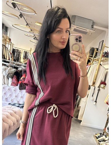 Bordowa Bluza // 3037