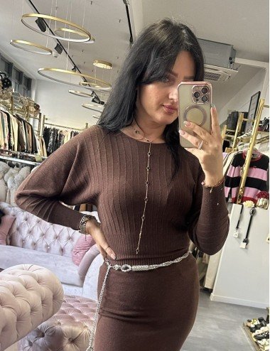 brązowy sweterek od ViCOLO // 3109