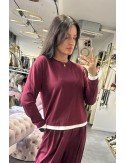 Bordowa bluzka od Lumina // 3126