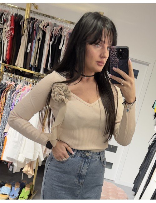 Bluzka od HaveOne z broszką // 3244