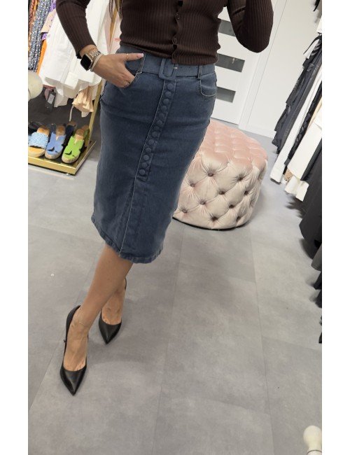 Spódnica do połowy łydki // 3249