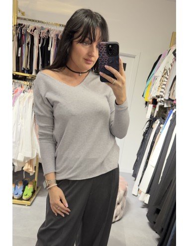 Szary sweter od Ana Casellli // 3265