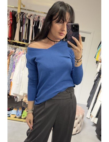 Niebieski sweter od Ana Caselli // 3267