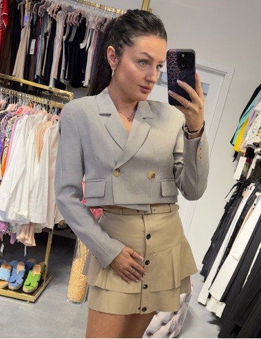 Szary żakiet od ViCOLO // 3281