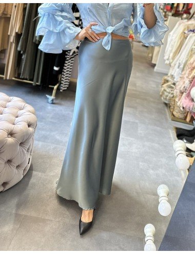 Długa Satynowa spódnica // 3288