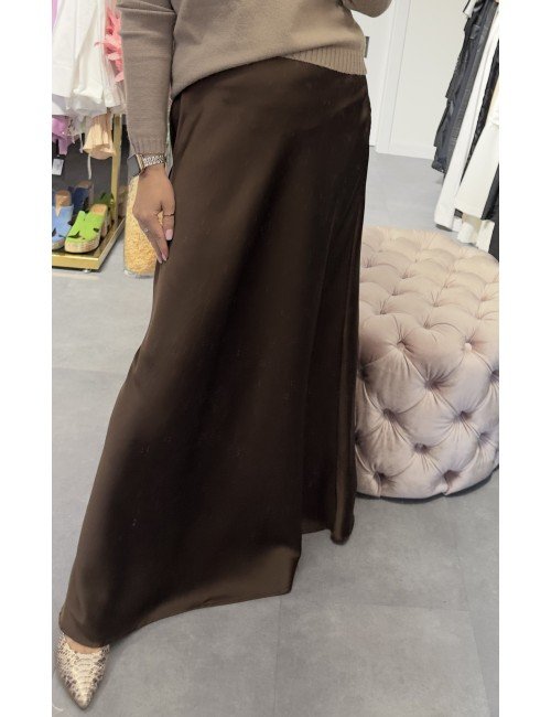 Długa Satynowa spódnica // 3289
