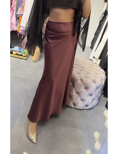 Długa Satynowa spódnica // 3291