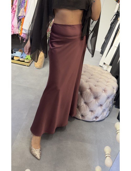 Długa Satynowa spódnica // 3291