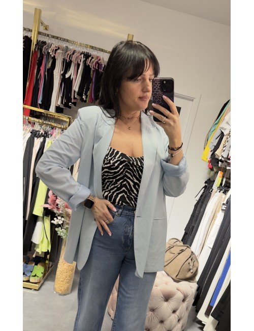 Błękitny żakiet od ViCOLO // 3405