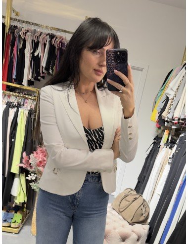 Biały żakiet od Babylon // 3406