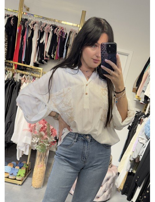 Biała koszula od Ana Caselli // 3442