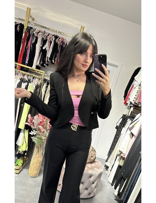 Czarny żakiet od Monique Garconne // 3461