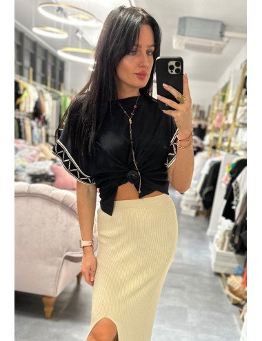 Czarna bluzeczka od Souvenir // 3516