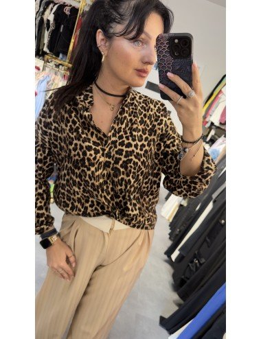 Koszula w panterkę // 3526