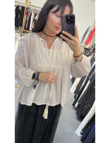 Bluzka mgiełka z haftem // 3560