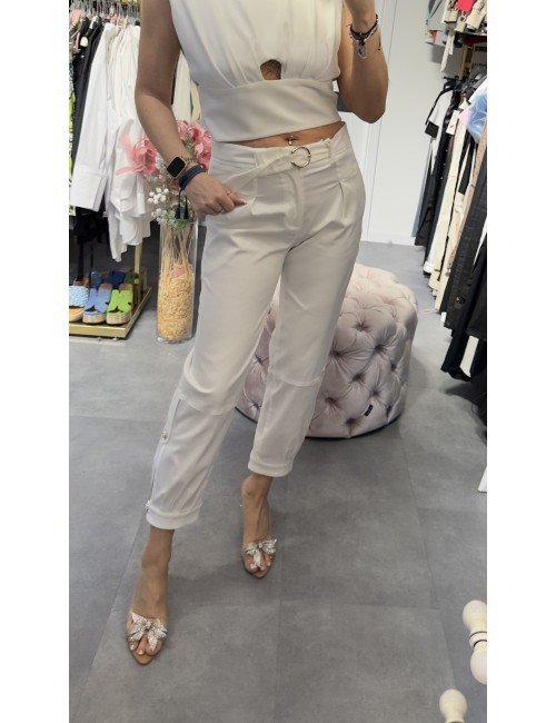 Białe spodnie od Babylon // 3579