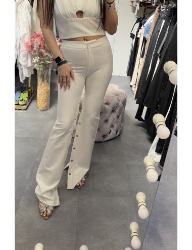 Białe spodnie od Babylon // 3580