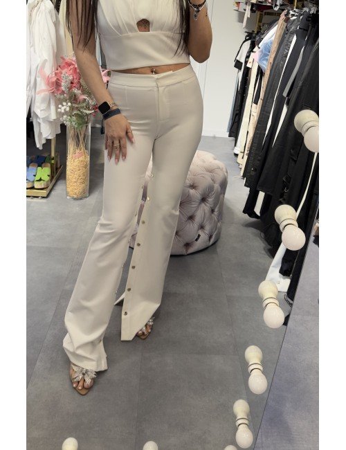 Białe spodnie od Babylon // 3580