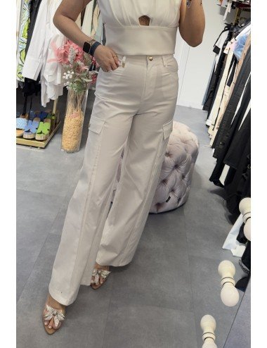 Białe spodnie od Babylon // 3581