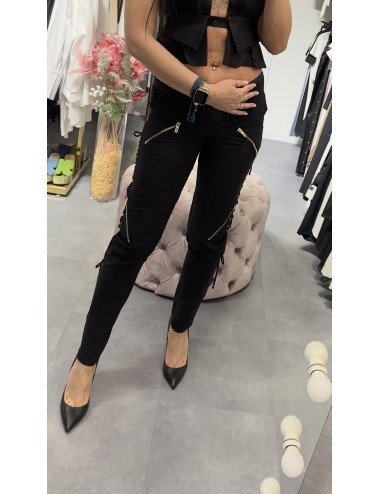 Czarne spodnie od Babylon, len i wiskoza // 3593