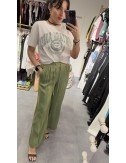 Zielone luźne spodnie // 3605