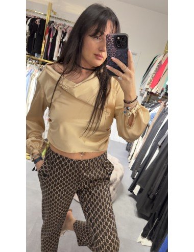 Bluzka od Babylon w kolorze szampański // 3617