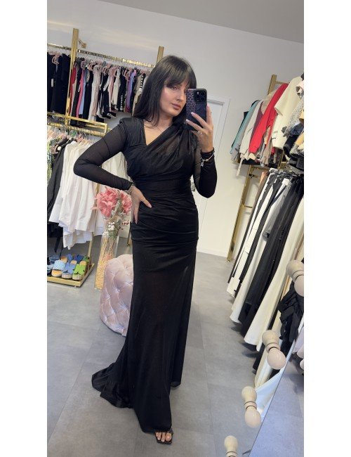 Czarna suknia od Monique Garcone // 3648