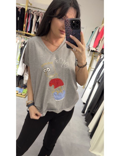 Szary T-Shiert od Souvenir // 3714