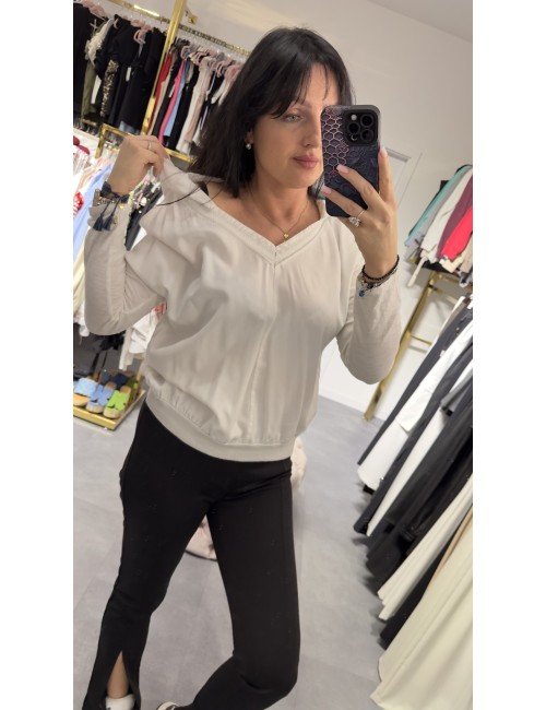 Cienka bluza z kapturem // 3721