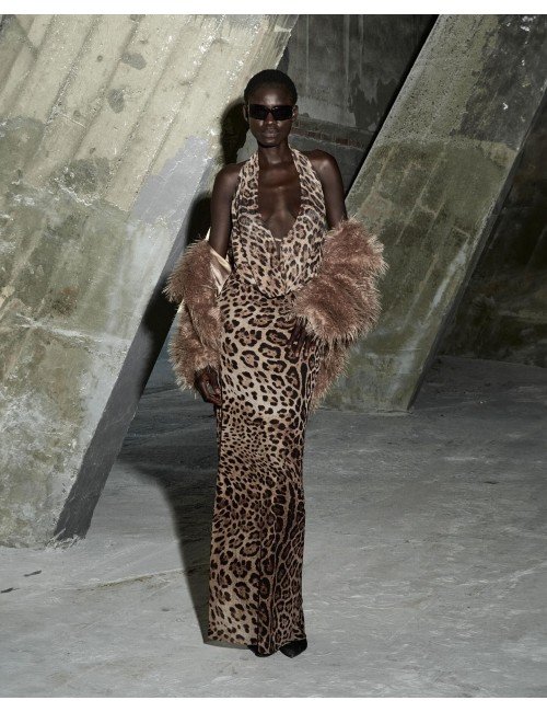 Sukienka w panterkę od Lumina // 3747