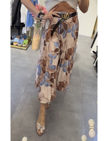 Spódnica plisowana z paskiem // 3799