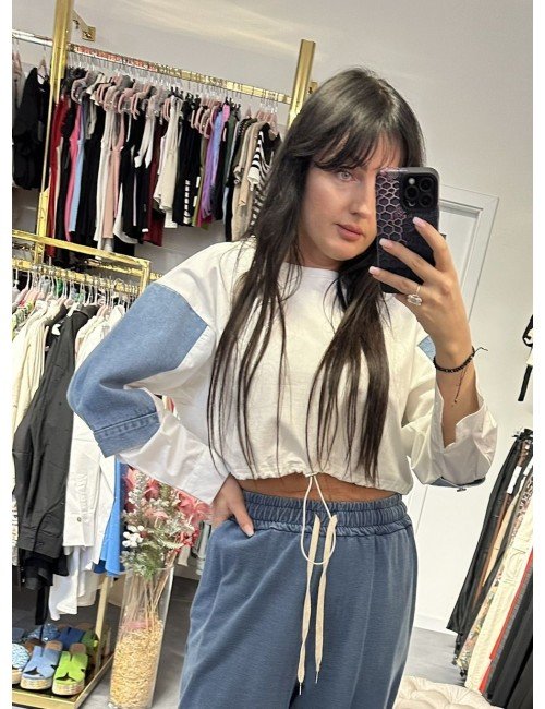 Bawełniana bluza od Ana Caselli // 3829**