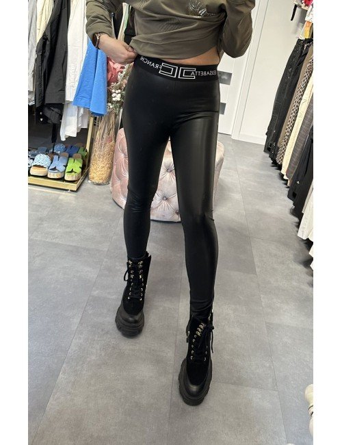 Legginsy z Ekoskóry od Elizabetta Franchi // 3886