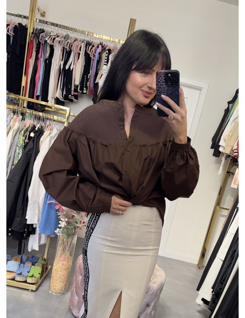 Brązowa koszula uniwersalna // 3912