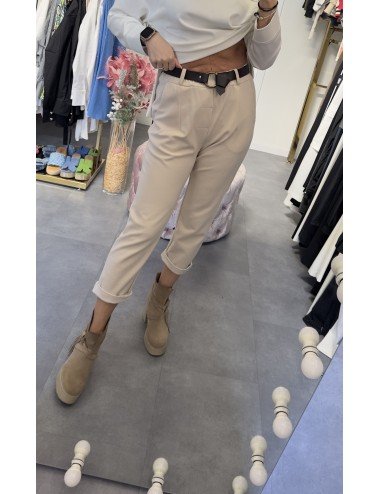 Spodnie z paskiem // 3917