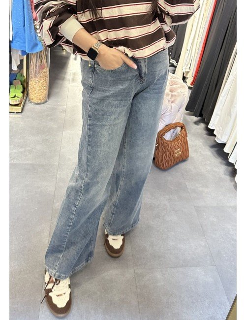 Jeansy z wysokim stanem // 3948