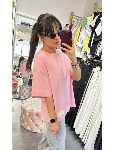 Różowy bawełniany T-Shirt // 3957