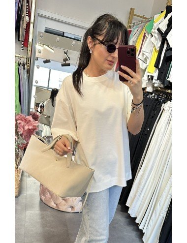 Biały bawełniany T-Shirt // 3958