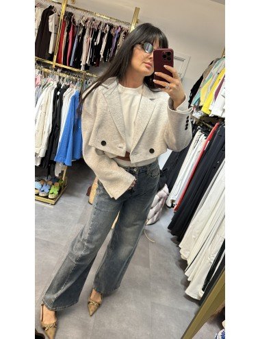 szara marynarka SHORT // 3960