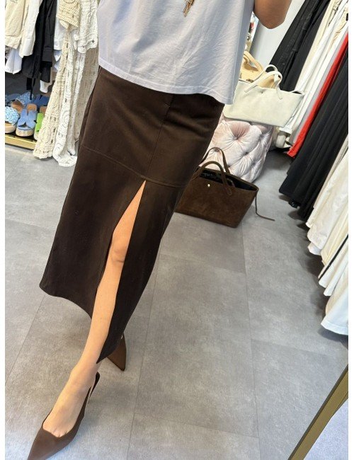 Zamszowa spódnica od Lumina // 3998