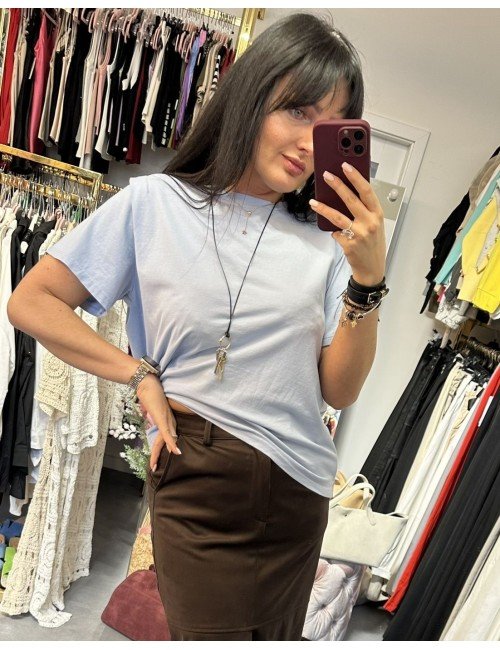 Bawełniany luźny T-Shirt // 4001