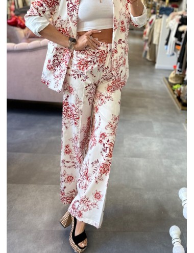 bawełniane spodnie z prostą nogawką // 4025