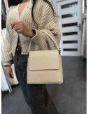 skóra naturalna - kremowa torba // 2261