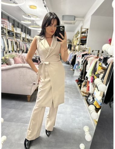 Eleganckie beżowe spodnie // 4035